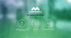 Desktop Screenshot of manicamedia.com